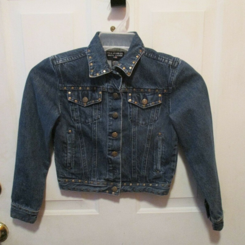 RALPH LAUREN POLO JEANS JACKET GIRLS M EUC